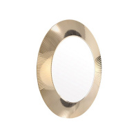 Laufen Kartell Зеркало круглое d=78см, настенное, без подсветки, цвет: золотой