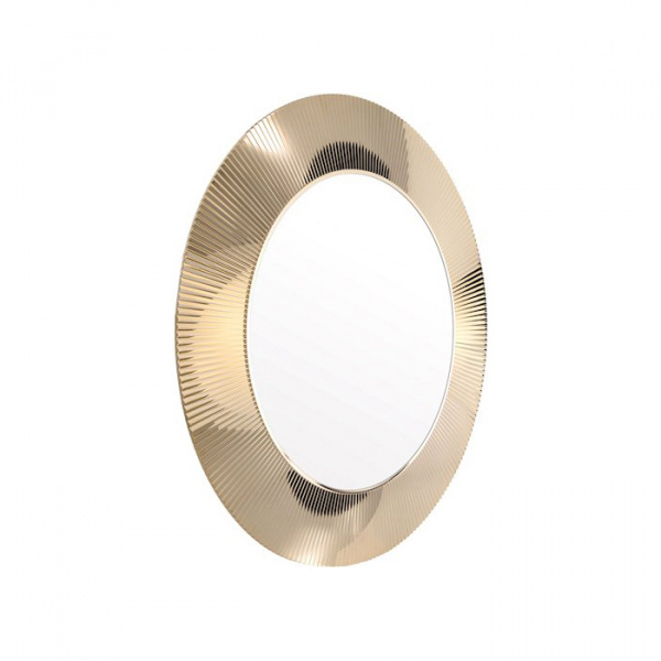 Laufen Kartell Зеркало круглое d=78см, настенное, без подсветки, цвет: золотой