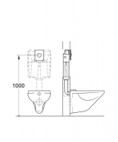 Панель смыва для унитаза Grohe Skate 38573SH0