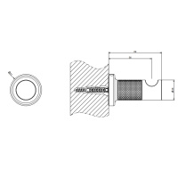 Gessi Inciso Крючок, цвет: хром