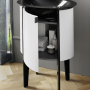 Burgbad Diva 2.0 Комплект напольной мебели 59x44.5x85 см, цвет: белый/черный