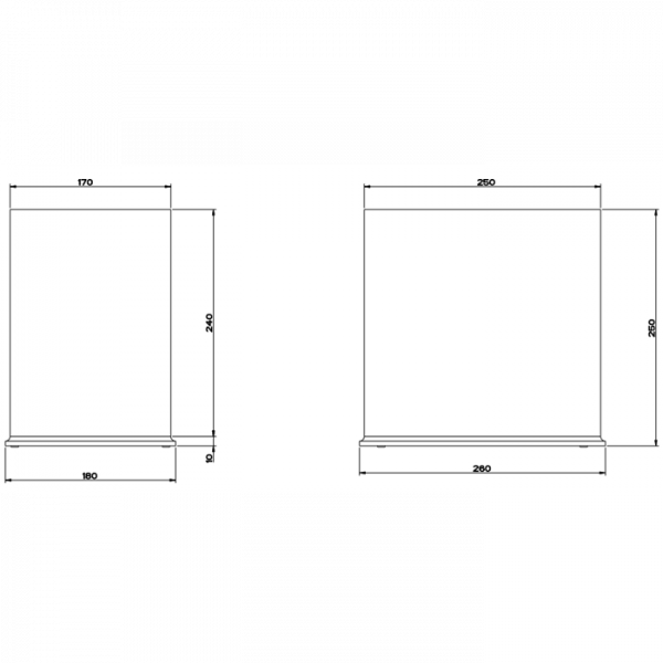 Gessi Eleganza Корзина для мусора, напольная, цвет: золото/белый