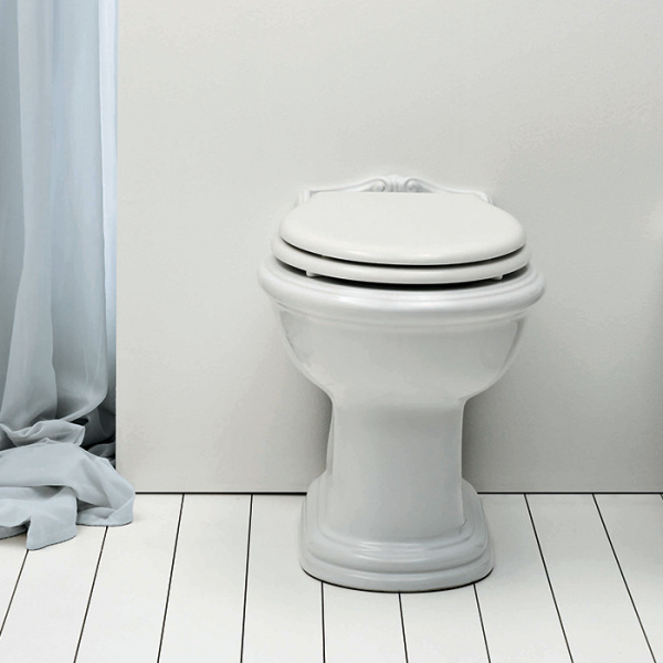 AZZURRA JUBILAEUM унитаз напольный приставной 59х40см слив универсальный, СИДЕНЬЕ НА ВЫБОР