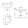 Duravit  Starck III Раковина 60x54.5 см, без отв., цвет: белый