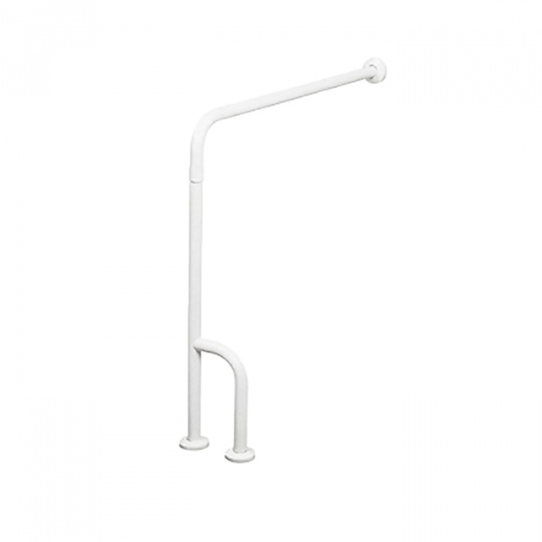 Kerasan Comunita Поручень из стены\пола 80*80 с укреплением реверсивный sx и dx, подвесной, цвет: белый
