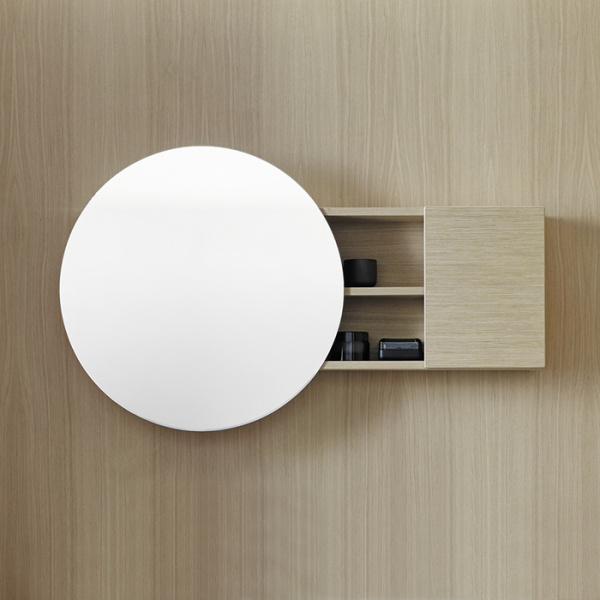 Burgbad Coco Зеркальный шкаф с подсветкой 120x70x17 см, цвет: дуб натуральный