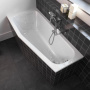 Ванна асимметричная Riho BB33005, 160х70, санитарный акрил