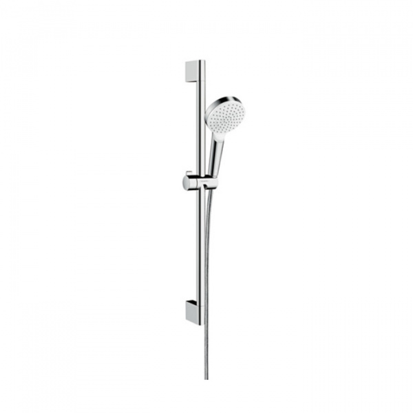 Hansgrohe Crometta Vario Unica Душевой набор: штанга 650mm, ручной душ, 1jet (Rain), шланг, цвет: белый/хром