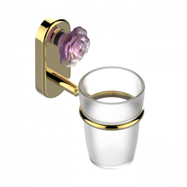 THG Rose Стакан, подвесной, цвет: золото/розовый