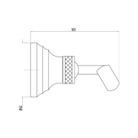 Gattoni PD Держатель для лейки, цвет: бронза