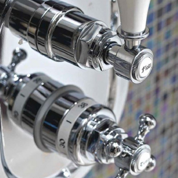 Sbordoni Parigi Термостатический смеситель на 2 отверстия, цвет: хром