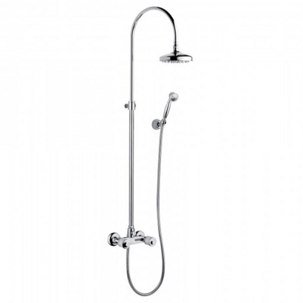 Смеситель для душа Bongio Cristallo, цвет: хром/хрусталь