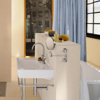 Axor Montreux Зеркало косметическое, подвесной, цвет: хром