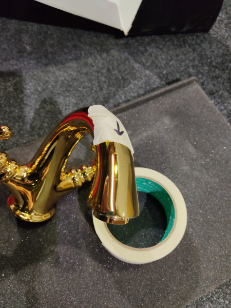 Gattoni Vivaldi Смеситель для раковины с донным клапаном, высота излива 110мм, цвет: золото 24кт