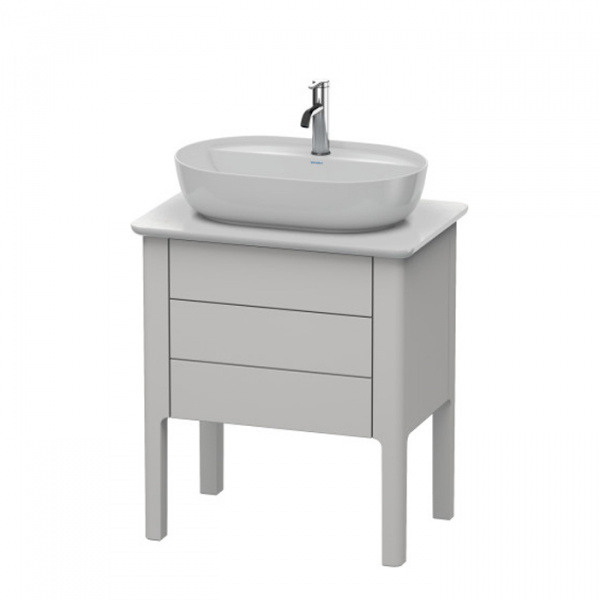 Duravit Luv База напольная, с 1 выдв. ящиками, каменой столешницей и раковиной, 743x688x450,  цвет: белый/матовый