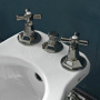 Sbordoni Deco Смеситель для биде на 3 отверстия, цвет: черный никель