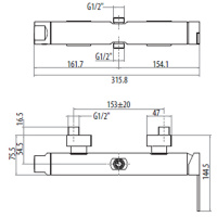 Gattoni Color Смеситель  для ванны однорычажный  выпуск снизу и сверху. цвет: хром