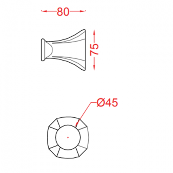 Artceram Civitas Крючок подвесной, одиночный, керамика, цвет: белый