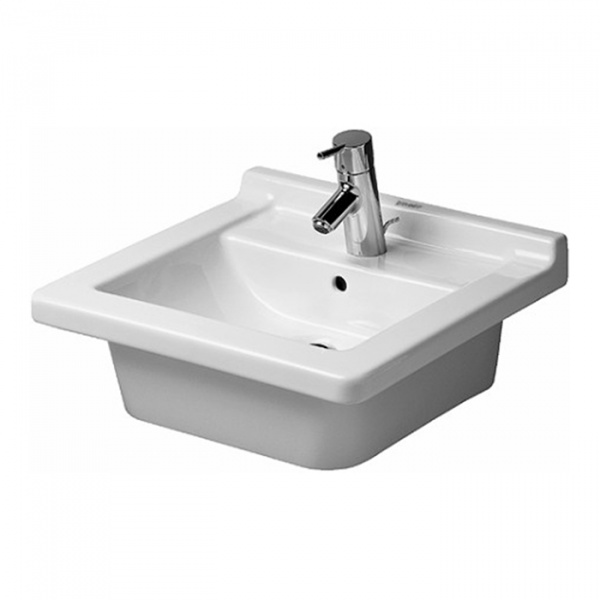 Duravit Starck 3 Раковина 48x46.5 см, 1 отв., цвет: белый