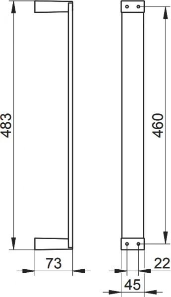 Полотенцедержатель Keuco Edition 11 11170010000 хром