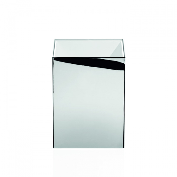 Decor Walther DW 74 Корзина для бумаги 17x17x24см, настольная, цвет: хром