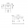 Duravit Starck III Раковина 65x37 см, 1 отв., цвет: белый