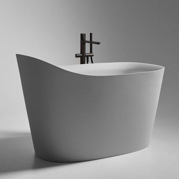 Antonio Lupi Mastello Ванна отдельностоящая 135х75хh87 см, с донным клапаном (хром), сифоном и гибким шлангом, мат-л: Flumood