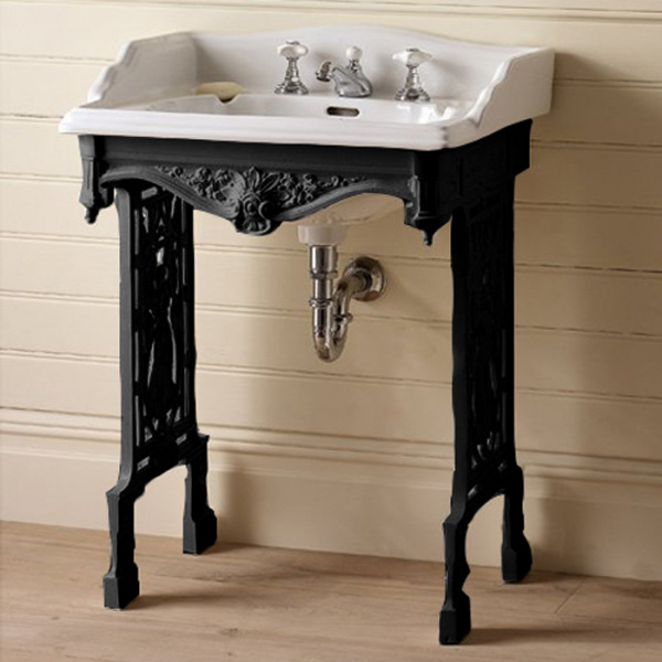 Devon&Devon Angel Декоративная структура 64х49см, с раковиной на 3 отв., цвет: серый свинец