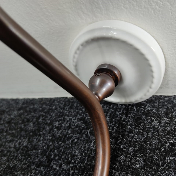 Devon&Devon Dorothy Вешалка-крючок подвесной, цвет: состаренная медь/белый