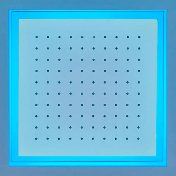 Antonio Lupi Душевая система Meteo 35 x 35 x 11 см, цвет: белый, с подсветкой