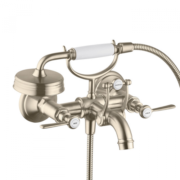 Axor Montreux Смеситель для ванны с двумя рычаговыми рукоятками, цвет: никель