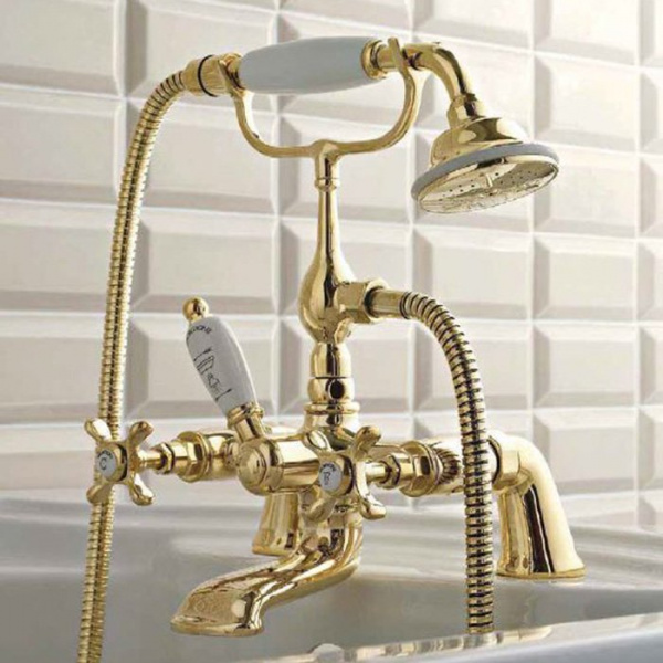 Sbordoni Margherita Смеситель для ванны на 2 отверстия, цвет: глянцевая латунь