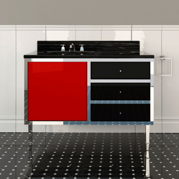 Devon&Devon Jazz 2, Комплект мебели, Цвет: red/deep black