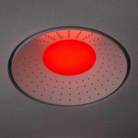 Antonio Lupi Lumen Встраиваемый верхний душ, 54х54см, с подсветдкой цвет: белый