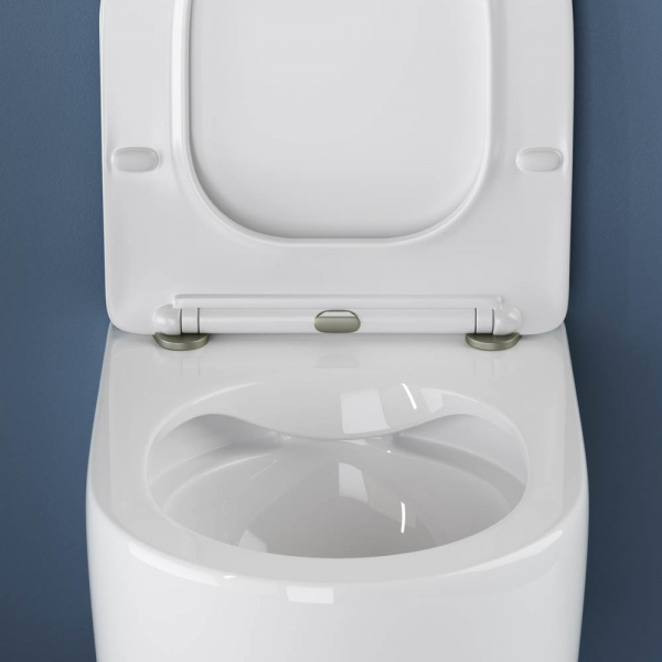 Подвесной унитаз Moments Rimless Ceramica Nova белый CN3003