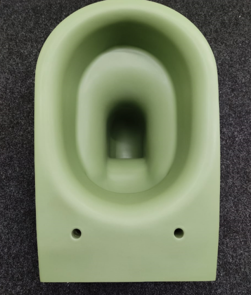 Kerasan Nolita Унитаз безободковый подвесной 55х35 см, с креплениями WB9N, цвет: Verde