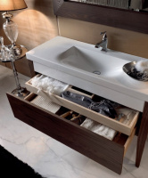 Kerasan Bentley Комплект мебели , (раковина без бортика), с ножками, 120см, Цвет: темный ясень