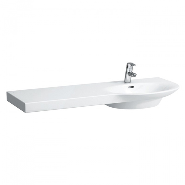 Laufen Palace Раковина 120х46х6.5 см, 1 отв., столешница слева, с переливом, цвет: белый