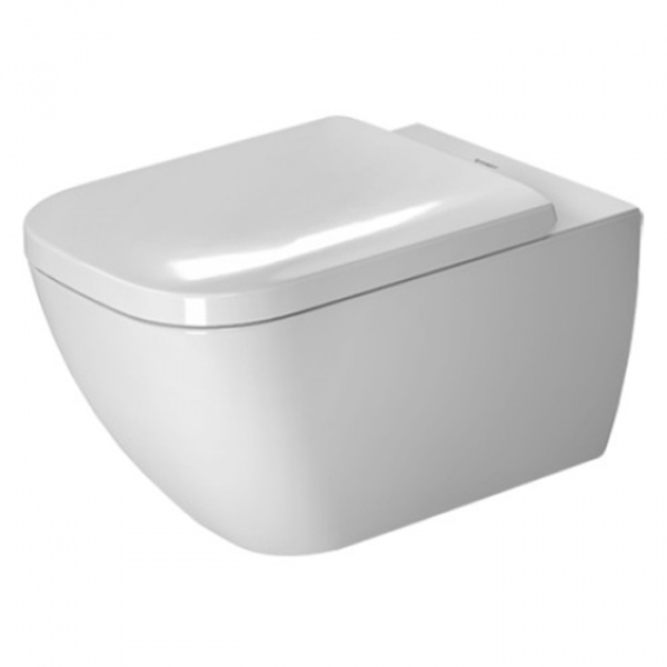 DURAVIT Happy D.2 Унитаз подвесной безободковый 54х36.5см, с креплением, цвет: белый