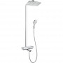 Hansgrohe Raindance Select Showerpipe 360 Душевой гарнитур, в набор входят: термостат с запорным и переключающим вентилем, переключатель для ручного душа, верхний душ Raindance E AIR 1jet 360*190 мм, ручной душ Raindance Select 150 3jet, душевой шланг