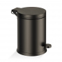 Decor Walther TE 38 SC Ведро 21xh29см, с педалью и крышкой, softclose, напольное, цвет: темная бронза