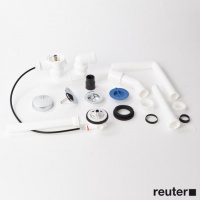 Duravit Комплект слив-перелива для ванны квадратно-овальный, цвет хром