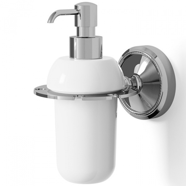 Devon&Devon Antique Georgian Дозатор для жидкого мыла, подвесной, цвет: хром