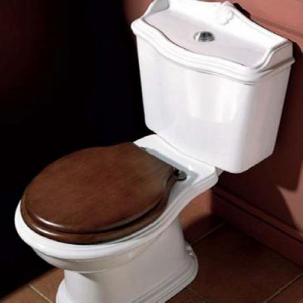 AZZURRA JUBILAEUM унитаз моноблок 75х40см слив в пол, цвет: белый/хром  СИДЕНЬЕ НА ВЫБОР