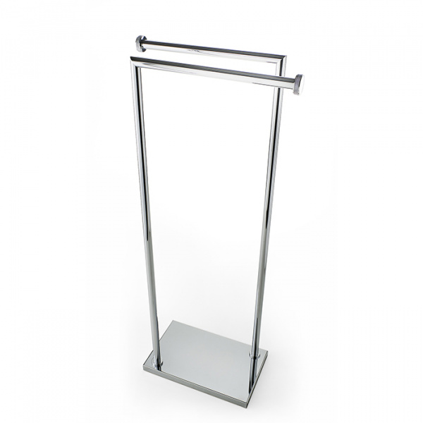 3SC Ribbon Напольная стойка с 2 полотенцедержателями 30х18хh83см, цвет: хром