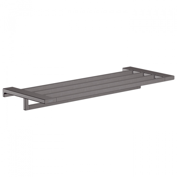 Hansgrohe AddStoris Полка для полотенец 44.5см., цвет: шлифованный черный хром