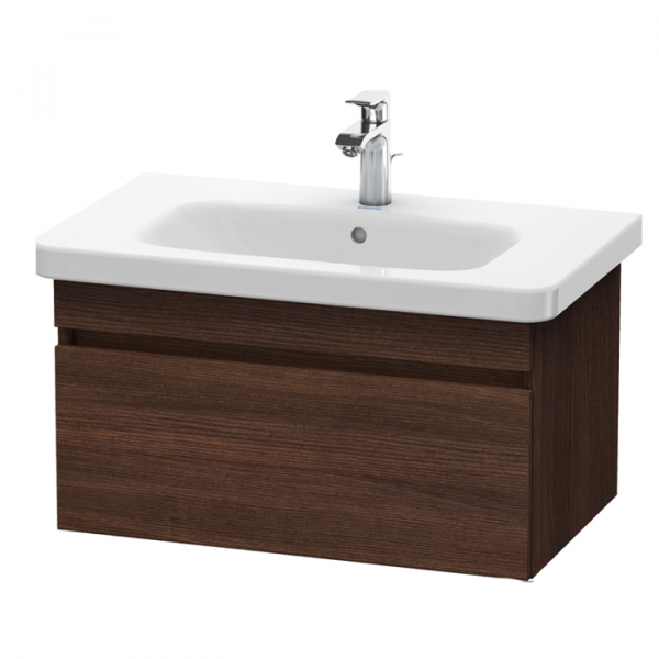 Duravit DuraStyle Комплект мебели: 800х455 умывальник 232080+подвесная тумбочка DS6381, 1 выдв ящик, вкл сифон. цвет: каштан темный
