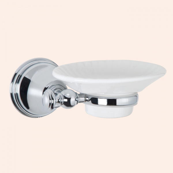 TW Harmony 106, подвесная мыльница, керамическая белая, цвет:  хром