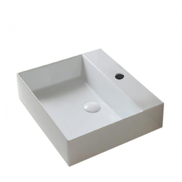 AZZURRA ELEGANCE Раковина 50х45 см, 1 отв., подвесная/накладная, цвет: белый