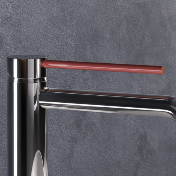 Gattoni Circle One Накладка на ручку смесителя для раковин и биде, цвет: Rosso